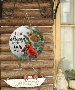 cardinal couple round wooden sign ntb393wd 7852