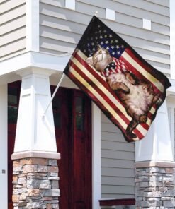 cat american flag 6664