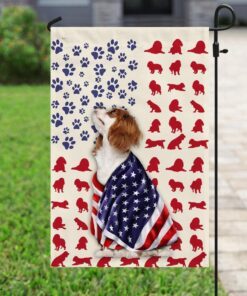 cavalier king charles spaniel dog flag 5636