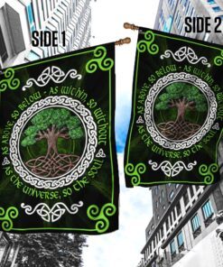 celtic flag tree of life flag trn1264f 5352