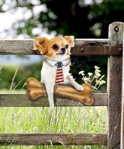 chihuahua dog hanging metal sign puppy pride lnt51fms 7969