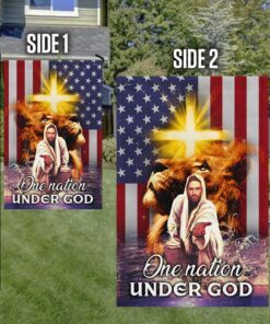 christian flag jesus christ one nation under god ddh2833f 5223