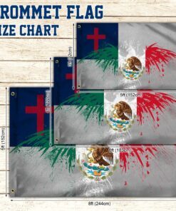 christian grommet flag mexico eagle bnn294gf 8470