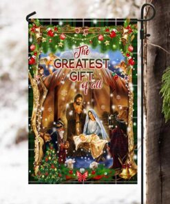 christmas nativity flag the greatest gift of all dbd2968f 3604