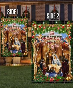 christmas nativity flag the greatest gift of all dbd2968f 5879