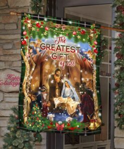 christmas nativity flag the greatest gift of all dbd2968f 6865