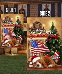 cockapoo flag santa paws merry christmas anl0297fv3 6905