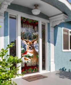 deer christmas door cover 4444