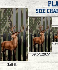 deer hunting flag bnn133f 1154