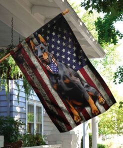 doberman pinscher flag 1773