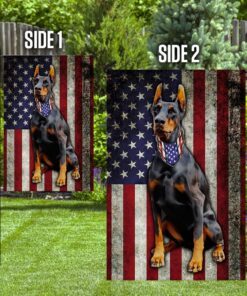 doberman pinscher flag 4790