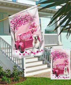 dog flag valentine english bulldog dog flag qtr380fv1 1332