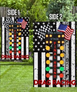 drag racing flag 8657