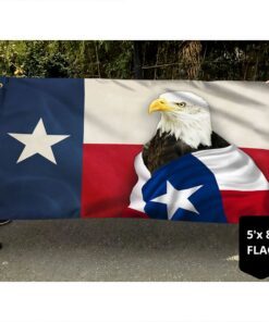 eagle texas patriot grommet flag tqn71gf 5507