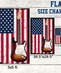 electric guitar american flag tqn247f 1206