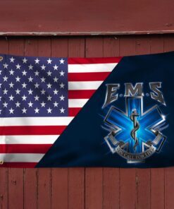 ems flag emergency medical services grommet flag trl1849gf 3344