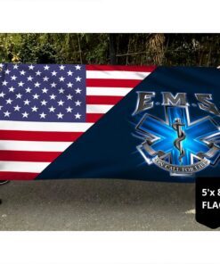 ems flag emergency medical services grommet flag trl1849gf 8375