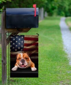 english bulldog american flag 1868