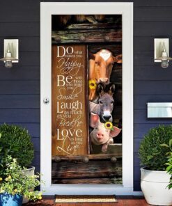 farm animals door cover 5401