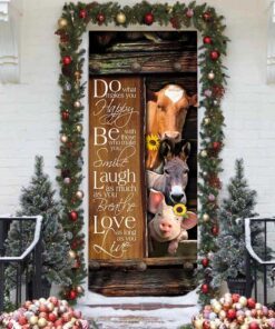 farm animals door cover 8784