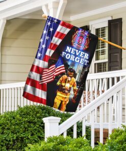 firefighter 9 11 never forget patriot day flag 2181