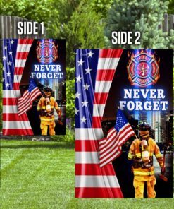 firefighter 9 11 never forget patriot day flag 6782