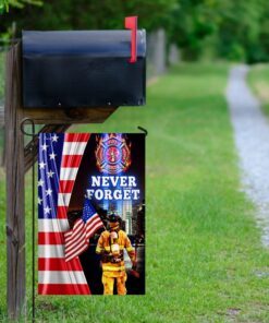 firefighter 9 11 never forget patriot day flag 8858