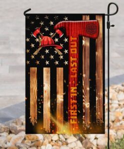 firefighter american flag 8856