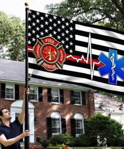 firefighter emt flag first responder grommet flag trv1880gfv1 5843