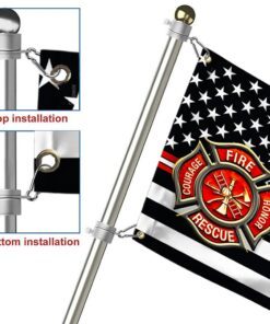 firefighter emt flag first responder grommet flag trv1880gfv1 7089