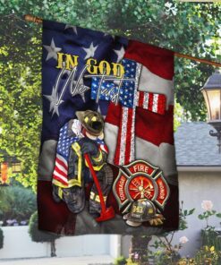 firefighter flag in god we trust mlh1873f 2639