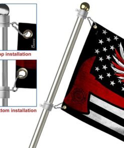 firefighter grommet flag the thin red line flag thh3382gfv1 4976