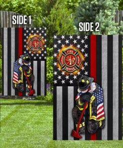 firefighter honor courage american flag tpt213f 2176