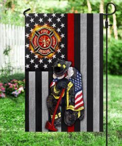 firefighter honor courage american flag tpt213f 3372