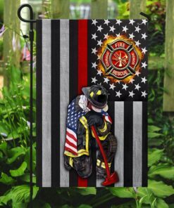 firefighter honor courage american flag tpt213f 4998