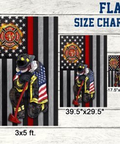 firefighter honor courage american flag tpt213f 5818