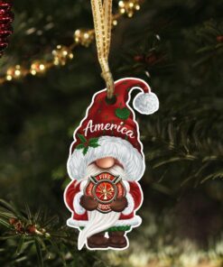 firefighter ornament gnome back the red dbd2934o 4448