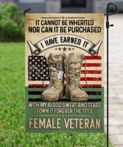 forever the title female veteran flag 2299