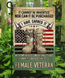 forever the title female veteran flag 3384