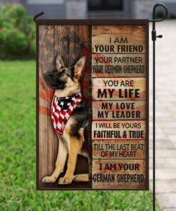 german shepherd i am your friend flag 1925