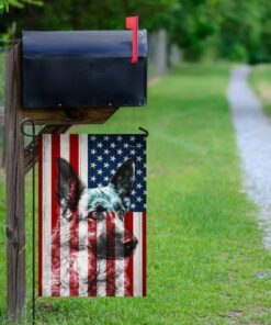 german shepherd u.s flag 5995