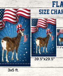 goat 4th of july independence day flag tqn202f 1583