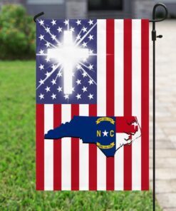 god bless north carolina flag 5405