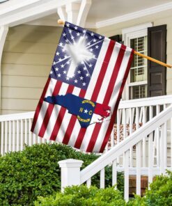 god bless north carolina flag 8251