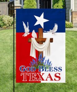 god bless texas flag tqn268f 1038