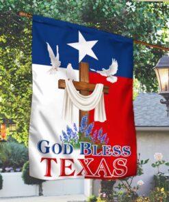 god bless texas flag tqn268f 1671