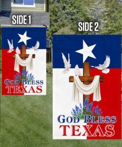 god bless texas flag tqn268f 6322