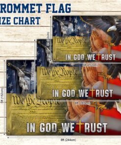 god eagle grommet flag in god we trust mlh2239gf 7461