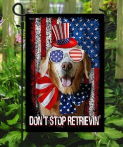 golden retrive live love flag ntb76fv1 3254