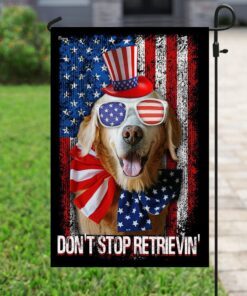 golden retrive live love flag ntb76fv1 4000